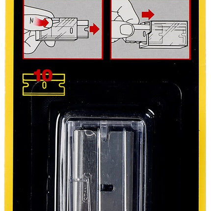Stanley Reservemesjes tbv Glasschraper 10 stuks – 0-28-510