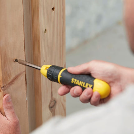 STANLEY MULTIBIT SCHROEVENDRAAIER MET RATEL