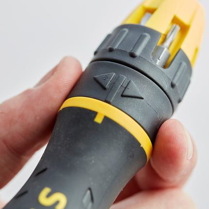 STANLEY MULTIBIT SCHROEVENDRAAIER MET RATEL