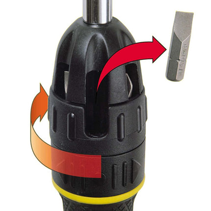 STANLEY MULTIBIT SCHROEVENDRAAIER MET RATEL