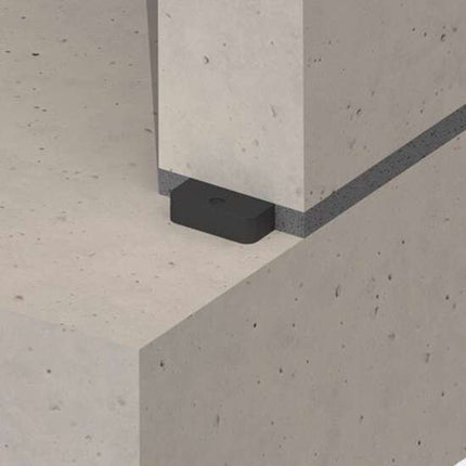 GB Hogedrukplaat 10 ABS 70x70mm - 34810.B004