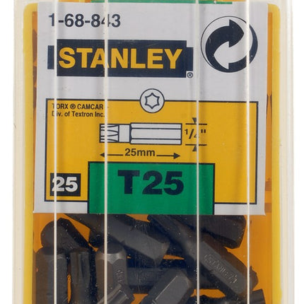Stanley 1/4" BITS TORX T25 – 1-68-843