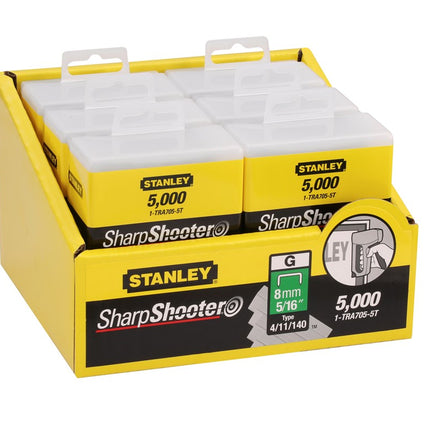 Stanley Nieten 8mm TYPE G - 5000 stuks – 1-TRA705-5T