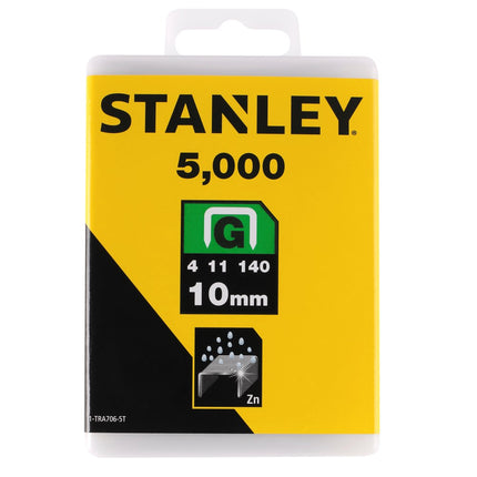 Stanley Nieten 10mm TYPE G - 5000 stuks – 1-TRA706-5T