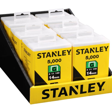 Stanley Nieten 14mm TYPE G - 5000 stuks – 1-TRA709-5T