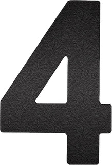 Huisnummer rvs mat zwart Oxloc