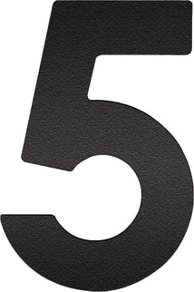 Huisnummer rvs mat zwart Oxloc