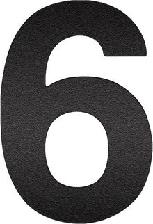 Huisnummer rvs mat zwart Oxloc