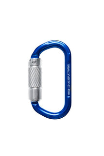 XSPlatforms TRIPLE-LOCK KARABINER BLUE KARABIJNHAAK ALUMINIUM