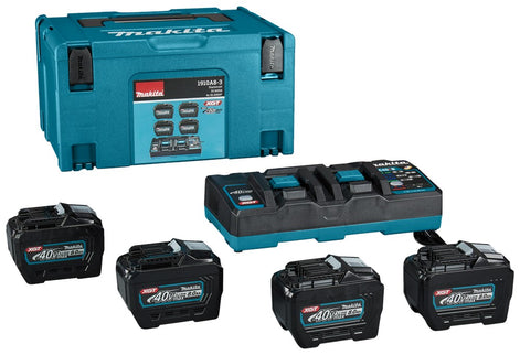 Makita Startset DC40RB - 4X BL4080F 4XBL4080F – 1910A8-3