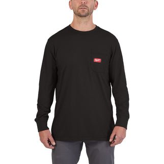 Milwaukee Wtlsblii XXL Work T-Shirt Long Sleeve Black XXL – 4932493037