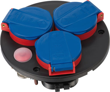 Brennenstuhl Stopcontacten Inzet 3-VOUDIG IP44 Thermostaat met Controlelicht – 1081090