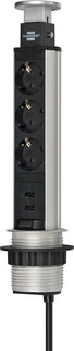 Brennenstuhl TOWER POWER USB-CHARGER STEKKERDOOS 3-VOUDIG