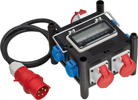 Brennenstuhl Compacte Rubberen Stroomverdeler BSV 3/32 2 IP44 2M – 1153690400