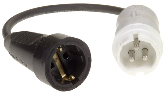 Connectra Verloopsnoer CEE-12H->KOPPELK. – 48906