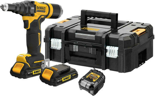 DEWALT DCF403D2GT-QW 18V XR 4.8MM BLINDKLINKNAGELTANG MET G-KLASSE ACCU'S