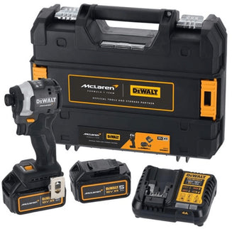 DeWALT DCF85MP2T-QW 18V XR Mclaren Slagschroevendraaier in TSTAK – 2X 5.0Ah
