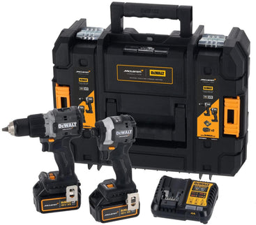 DeWALT DCK200MP2T-QW 18V XR Mclaren 2-Delige Set met 2X 5.0Ah Accu Twinkit in TSTAK 5.0Ah