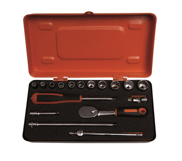 Bahco Doppenset 1/4" 17D – 6717MBP