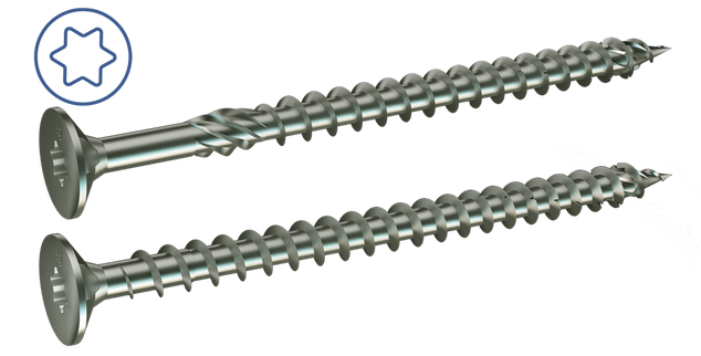 Gebuvolco Spaanplaatschroef 3.5x16 TX20 Voldraad Silverdrill 2.0 - 5566308