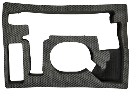 Makita KOFFERINZET/INLAY ALUMINIUM KOFFER ZILVER BOVEN