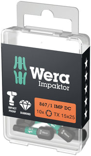 Wera BIT 867/1 IMP DC TX15X25 76230 – 05057623001