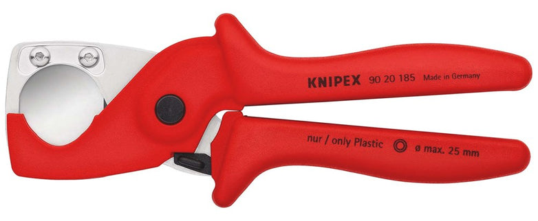 Knipex PVC Buiskniptang 185mm MAX. 25mm Plasticut Slang- en Beschermingsbuissnijder - 90 20 185 – 9020185