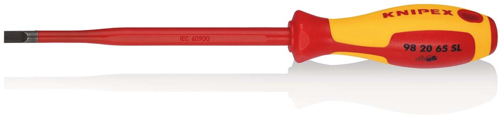 KNIPEX SCHROEVENDRAAIER SLEUF 6,5X1,2MM VDE