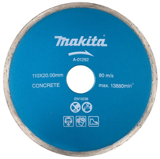 Makita Diamantschijf 110X20X1,8mm – A-01292