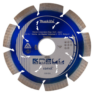 Makita Diamantschijf 115X22,23X2,2mm Blauw – B-12762