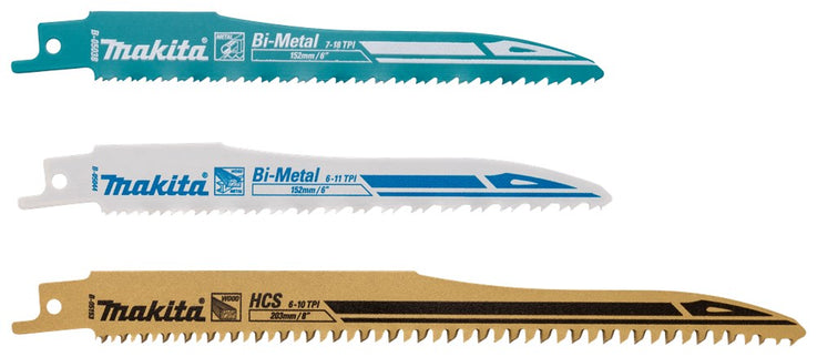 Makita Reciprozaagbladenset 3-Delig Reciprozaagset – B-13677