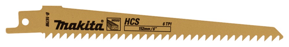 Makita ReciproZaagblad 132 Hout S611D – B-16798