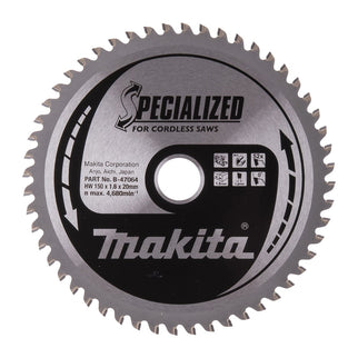 Makita HM Zaagblad 150X20X1,6 52T A Zaagblad ATB 150X20X1,6mm 0G – B-47064