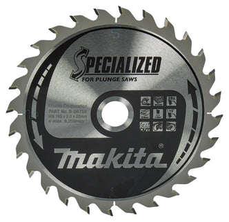 Makita HM Zaagblad 165X20X2 28T - Hout – B-56758