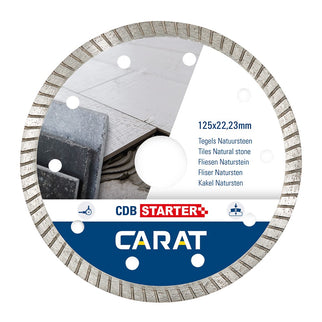 Carat Dia.zaag Tegels/natuursteen 125X22,23 MM, CDB Starter – CDBS125300