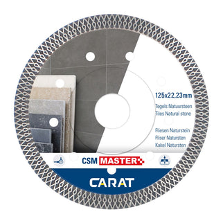 Carat Diamantzaag Tegels Ø125X22,23mm TYPE CSM Master - Tegels/natuursteen – CSMM125300