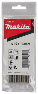 Makita Metaalboor 10X133mm 5 stuks HSS – D-06579