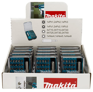 Makita Display 12 stuks Bitset 31-Delig – D-34936-12