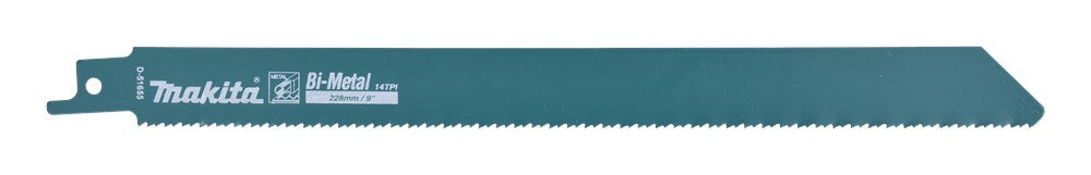 Makita Reciprozaagblad Metaal Rec.zaagbl Bi-M 225X19X0,9 1,8 – D-51655