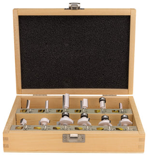 Makita Freesset 12-Delig 6mm - in Houten KIst – D-57065