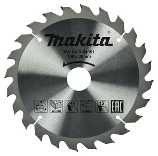 Makita HM Zaagbl 190X30X2,2 T24 – D-64951
