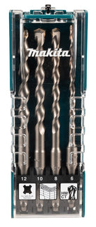 Makita Sds+hamerb.set 4-DLG 6/8/10/12 – D-74756