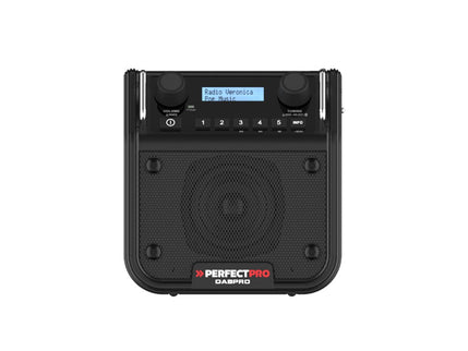 Perfectpro DPR2 Dabpro Bouwradio 2 DAB+ FM Bluetooth Oplaadbaar