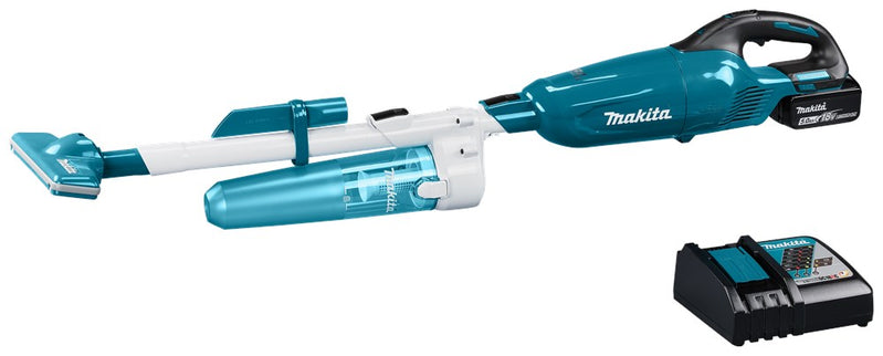 Makita DCL280FTC 18V Steelstofzuiger Blauw