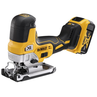 DeWALT 18v xr brushless body grip decoupeerzaag 2x 5.0ah in tstak koffer DCS335P2