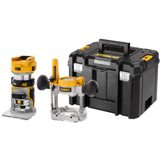DeWALT 18v xr brushless invalfrees met verwisselbare zool in tstak koffer DCW604NT