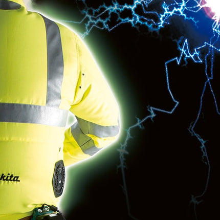 Makita DFJ214ZL Geventileerde Veiligheidsjas l