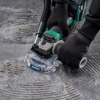 Carat DUSTPROTECT STOFKAP 115/125MM SLIJPKOP TRANSPARANT