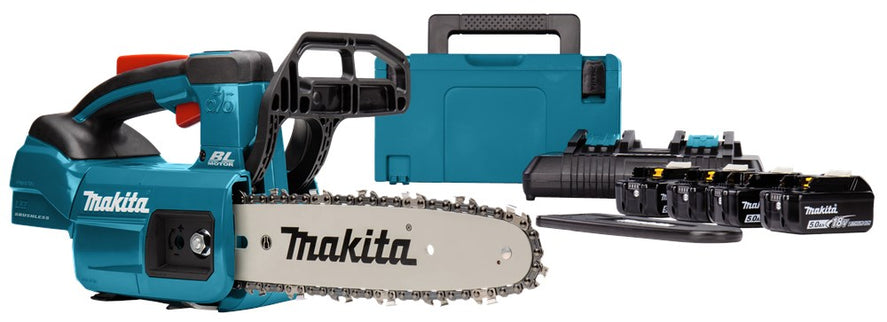Makita DUC254PT4J 18V Tophandle Kettingzaag 25cm