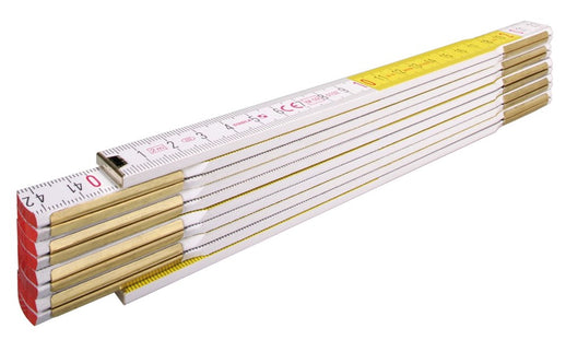 Stabila Houten Duimstok 2 MTR Wit Beuken NR. 617/11 – 4005069011284